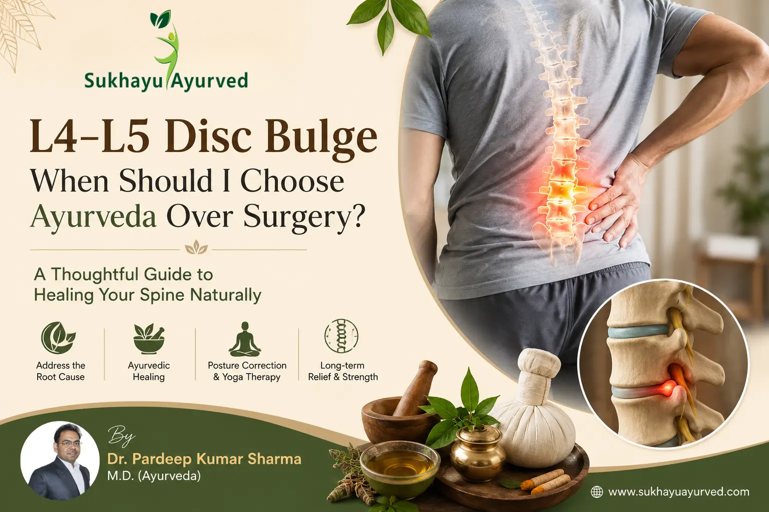 L4-L5 Disc Bulge: When Should I Choose Ayurveda Over Surgery?