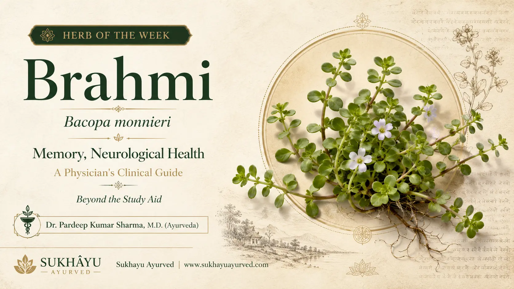 Brahmi: Memory, Neurological Health, and What Two Decades of Prescribing Taught Me