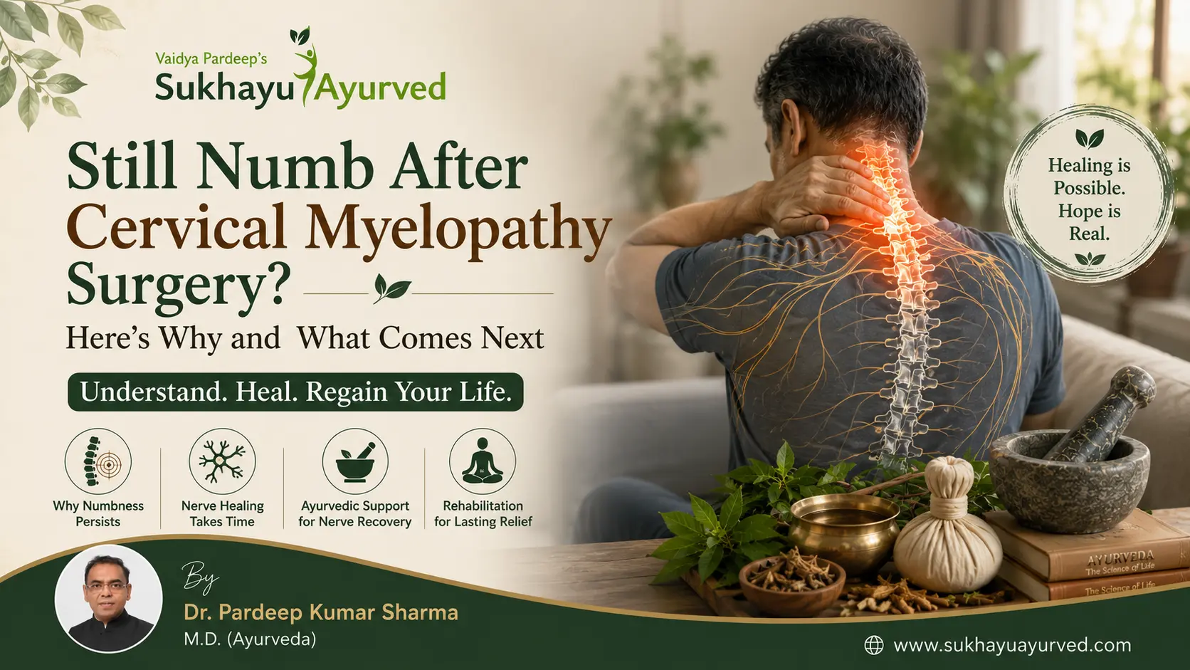 Still Numb After Cervical Myelopathy Surgery? Here's Why- and What Comes Next