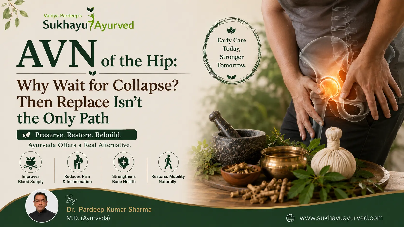 AVN of the Hip: Why "Wait for Collapse, Then Replace" Isn't the Only Path
